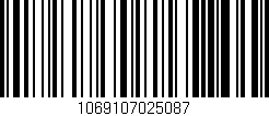 Código de barras (EAN, GTIN, SKU, ISBN): '1069107025087'