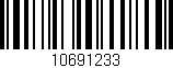 Código de barras (EAN, GTIN, SKU, ISBN): '10691233'