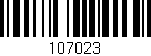 Código de barras (EAN, GTIN, SKU, ISBN): '107023'