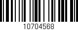 Código de barras (EAN, GTIN, SKU, ISBN): '10704568'