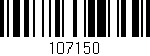 Código de barras (EAN, GTIN, SKU, ISBN): '107150'