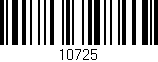 Código de barras (EAN, GTIN, SKU, ISBN): '10725'