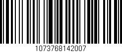 Código de barras (EAN, GTIN, SKU, ISBN): '1073768142007'