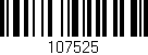 Código de barras (EAN, GTIN, SKU, ISBN): '107525'