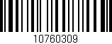 Código de barras (EAN, GTIN, SKU, ISBN): '10760309'