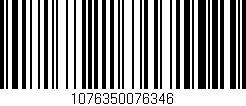 Código de barras (EAN, GTIN, SKU, ISBN): '1076350076346'