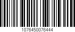 Código de barras (EAN, GTIN, SKU, ISBN): '1076450076444'