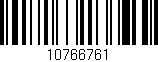 Código de barras (EAN, GTIN, SKU, ISBN): '10766761'