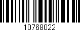 Código de barras (EAN, GTIN, SKU, ISBN): '10768022'