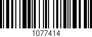 Código de barras (EAN, GTIN, SKU, ISBN): '1077414'