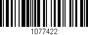 Código de barras (EAN, GTIN, SKU, ISBN): '1077422'