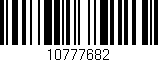 Código de barras (EAN, GTIN, SKU, ISBN): '10777682'