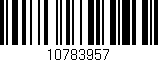 Código de barras (EAN, GTIN, SKU, ISBN): '10783957'