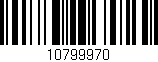 Código de barras (EAN, GTIN, SKU, ISBN): '10799970'
