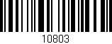 Código de barras (EAN, GTIN, SKU, ISBN): '10803'