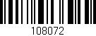 Código de barras (EAN, GTIN, SKU, ISBN): '108072'