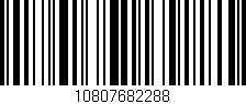 Código de barras (EAN, GTIN, SKU, ISBN): '10807682288'