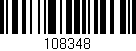 Código de barras (EAN, GTIN, SKU, ISBN): '108348'