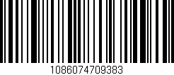 Código de barras (EAN, GTIN, SKU, ISBN): '1086074709383'