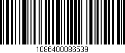 Código de barras (EAN, GTIN, SKU, ISBN): '1086400086539'