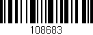 Código de barras (EAN, GTIN, SKU, ISBN): '108683'