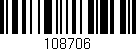 Código de barras (EAN, GTIN, SKU, ISBN): '108706'