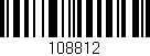 Código de barras (EAN, GTIN, SKU, ISBN): '108812'