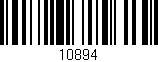 Código de barras (EAN, GTIN, SKU, ISBN): '10894'