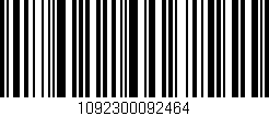 Código de barras (EAN, GTIN, SKU, ISBN): '1092300092464'