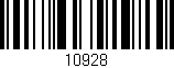 Código de barras (EAN, GTIN, SKU, ISBN): '10928'