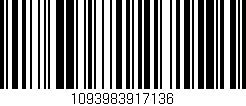 Código de barras (EAN, GTIN, SKU, ISBN): '1093983917136'