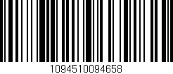 Código de barras (EAN, GTIN, SKU, ISBN): '1094510094658'