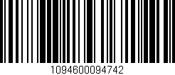 Código de barras (EAN, GTIN, SKU, ISBN): '1094600094742'