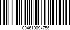 Código de barras (EAN, GTIN, SKU, ISBN): '1094610094756'