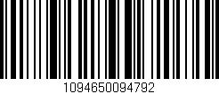 Código de barras (EAN, GTIN, SKU, ISBN): '1094650094792'