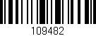 Código de barras (EAN, GTIN, SKU, ISBN): '109482'