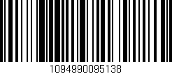 Código de barras (EAN, GTIN, SKU, ISBN): '1094990095138'