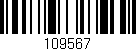 Código de barras (EAN, GTIN, SKU, ISBN): '109567'