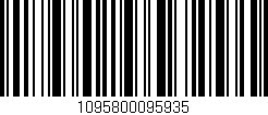 Código de barras (EAN, GTIN, SKU, ISBN): '1095800095935'