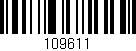 Código de barras (EAN, GTIN, SKU, ISBN): '109611'