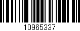 Código de barras (EAN, GTIN, SKU, ISBN): '10965337'