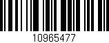 Código de barras (EAN, GTIN, SKU, ISBN): '10965477'