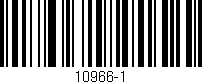 Código de barras (EAN, GTIN, SKU, ISBN): '10966-1'