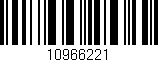 Código de barras (EAN, GTIN, SKU, ISBN): '10966221'
