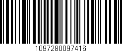 Código de barras (EAN, GTIN, SKU, ISBN): '1097280097416'