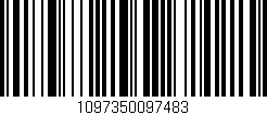 Código de barras (EAN, GTIN, SKU, ISBN): '1097350097483'