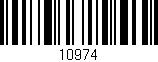 Código de barras (EAN, GTIN, SKU, ISBN): '10974'