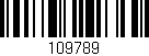 Código de barras (EAN, GTIN, SKU, ISBN): '109789'