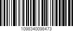 Código de barras (EAN, GTIN, SKU, ISBN): '1098340098473'