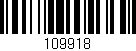 Código de barras (EAN, GTIN, SKU, ISBN): '109918'